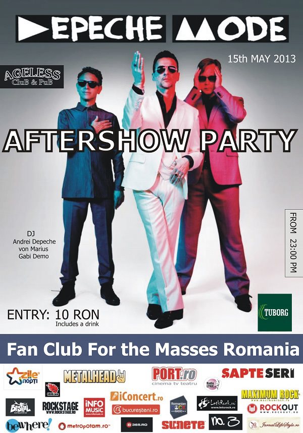 Depeche Mode afterparty in Ageless Club
